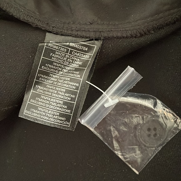 🔷 NEW Steve Madden Womens Waverly Sequined Stripe Flared Pants Black Size Small - Picture 11 of 13